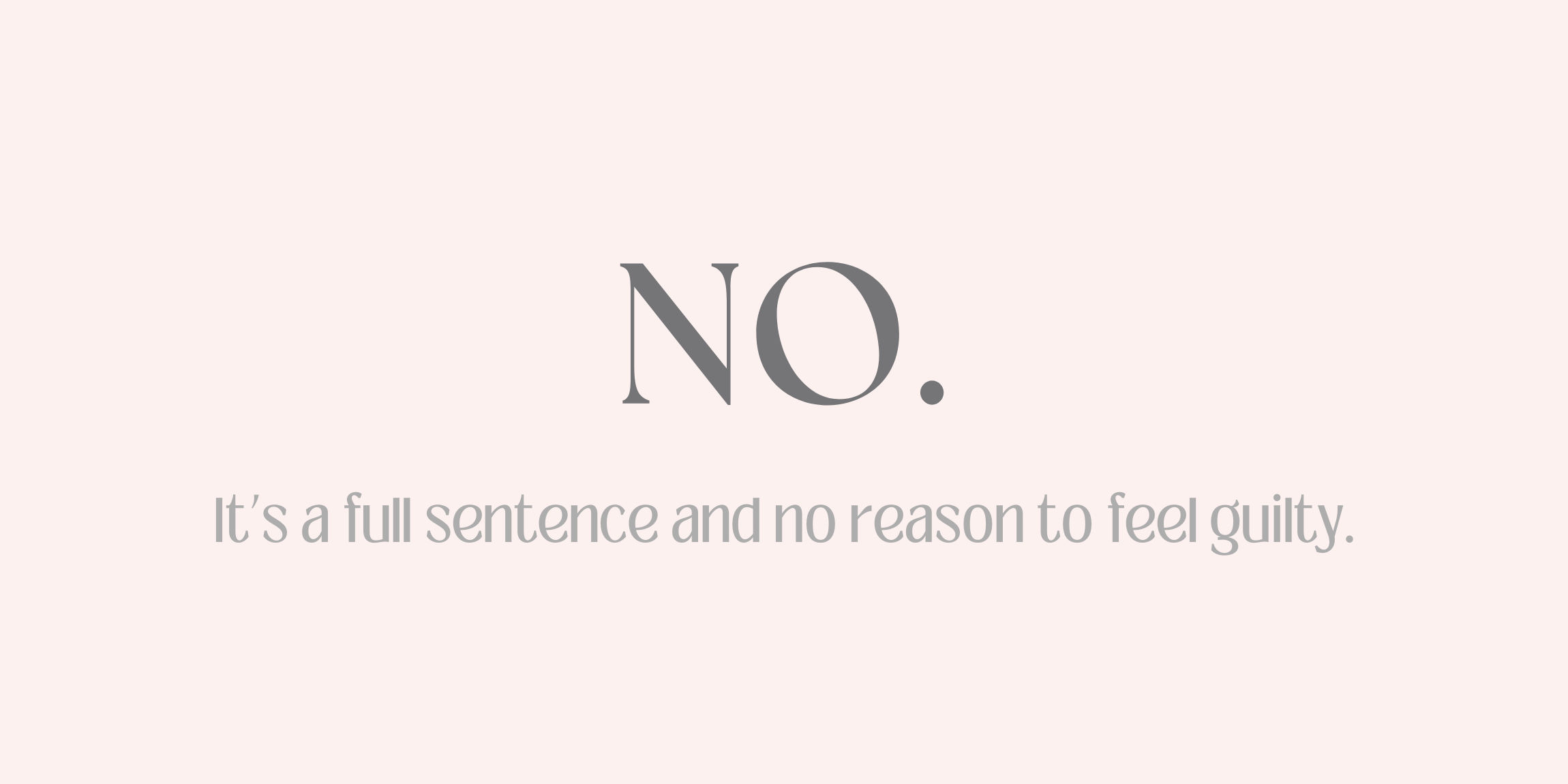 How to Say NO (and still keep your friends)